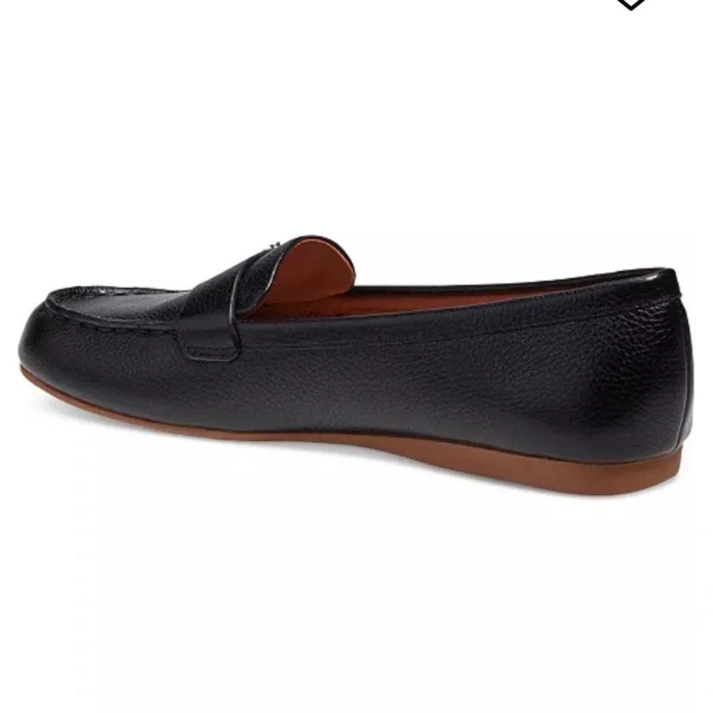 NEW Kate Spade New York Camilla Black Pebbled Leather Loafer sz 6 B